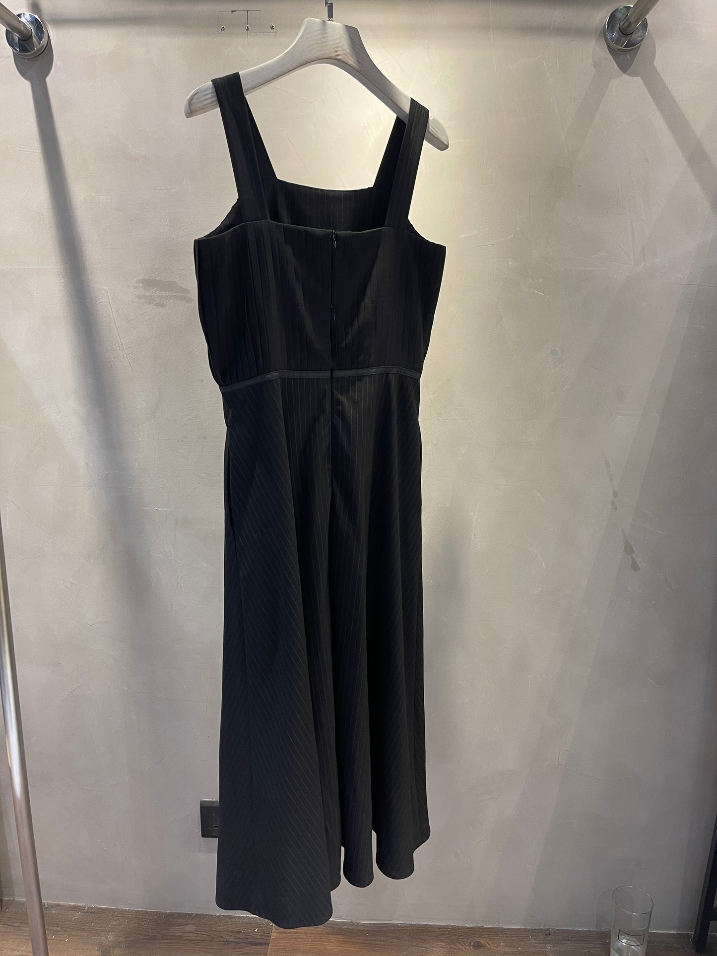 Pleated Maxi Dress-Size S