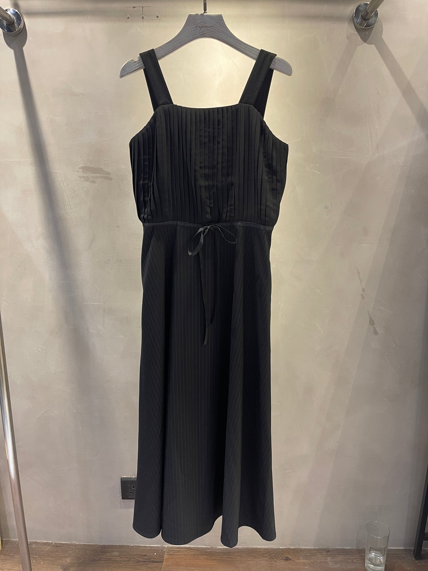 Pleated Maxi Dress-Size S