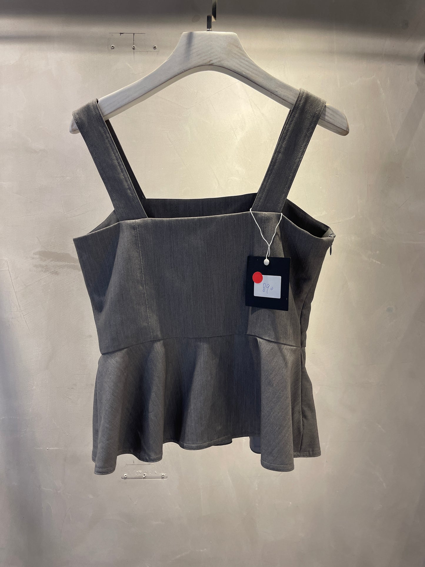 Grey Color Top-Size S
