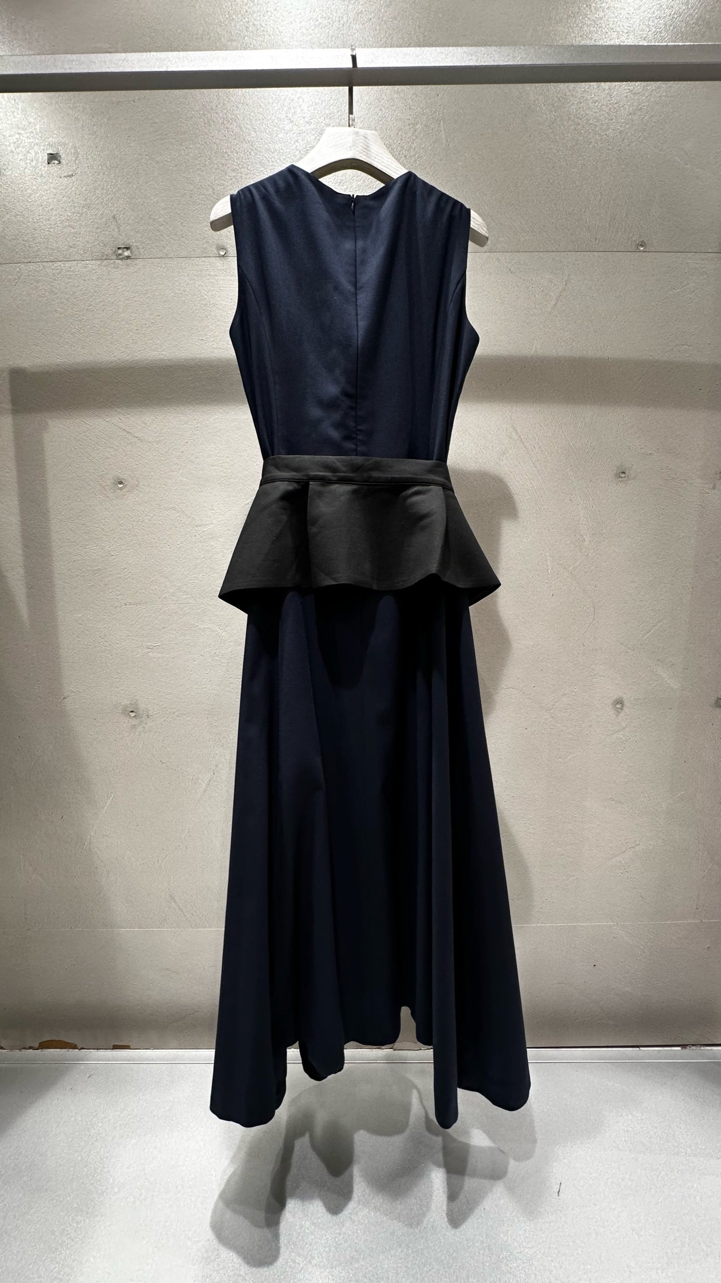 Dual-Tone Patchwork Dress -Size L