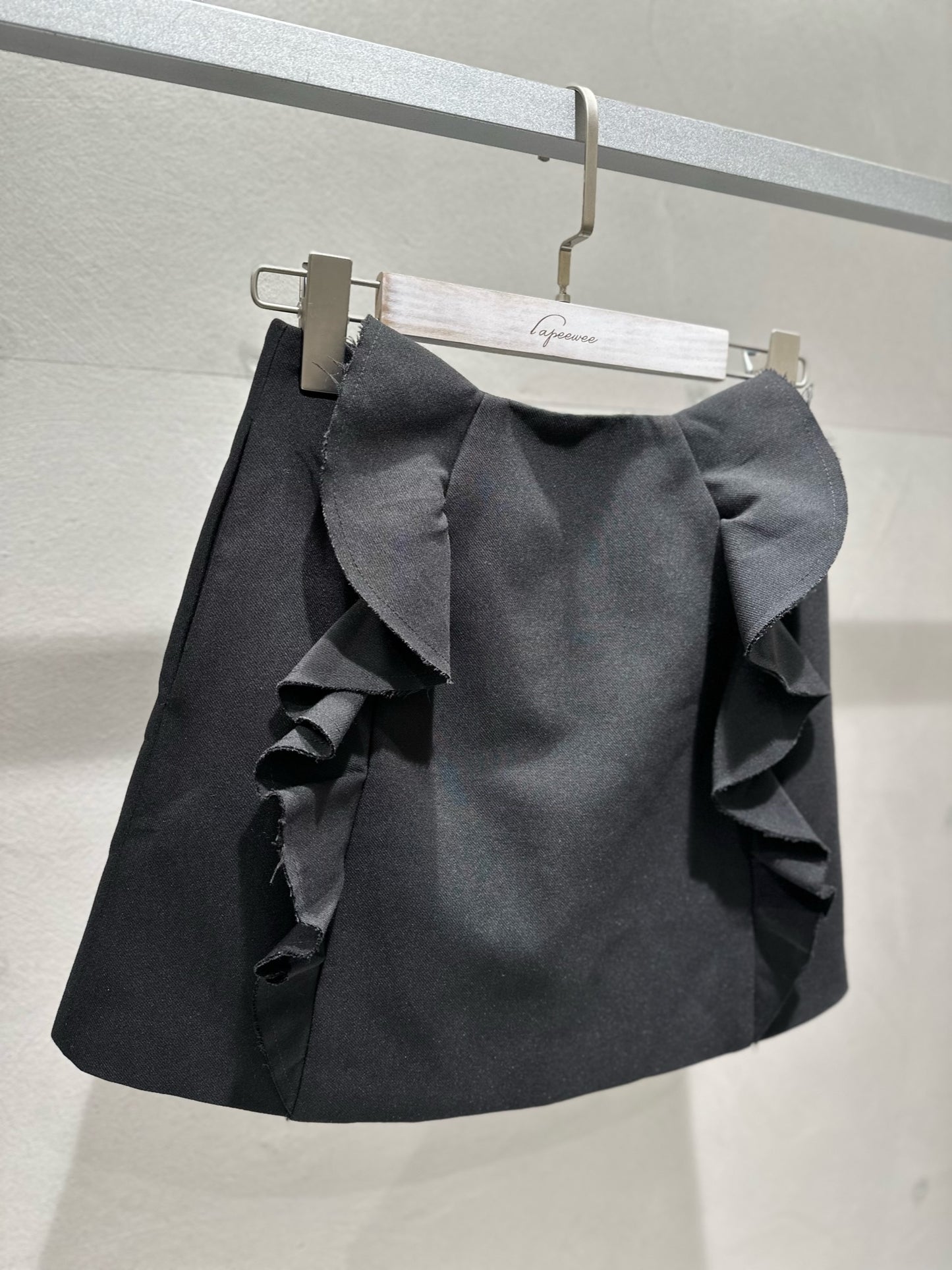 Mini Skirt - Black-Size Xs
