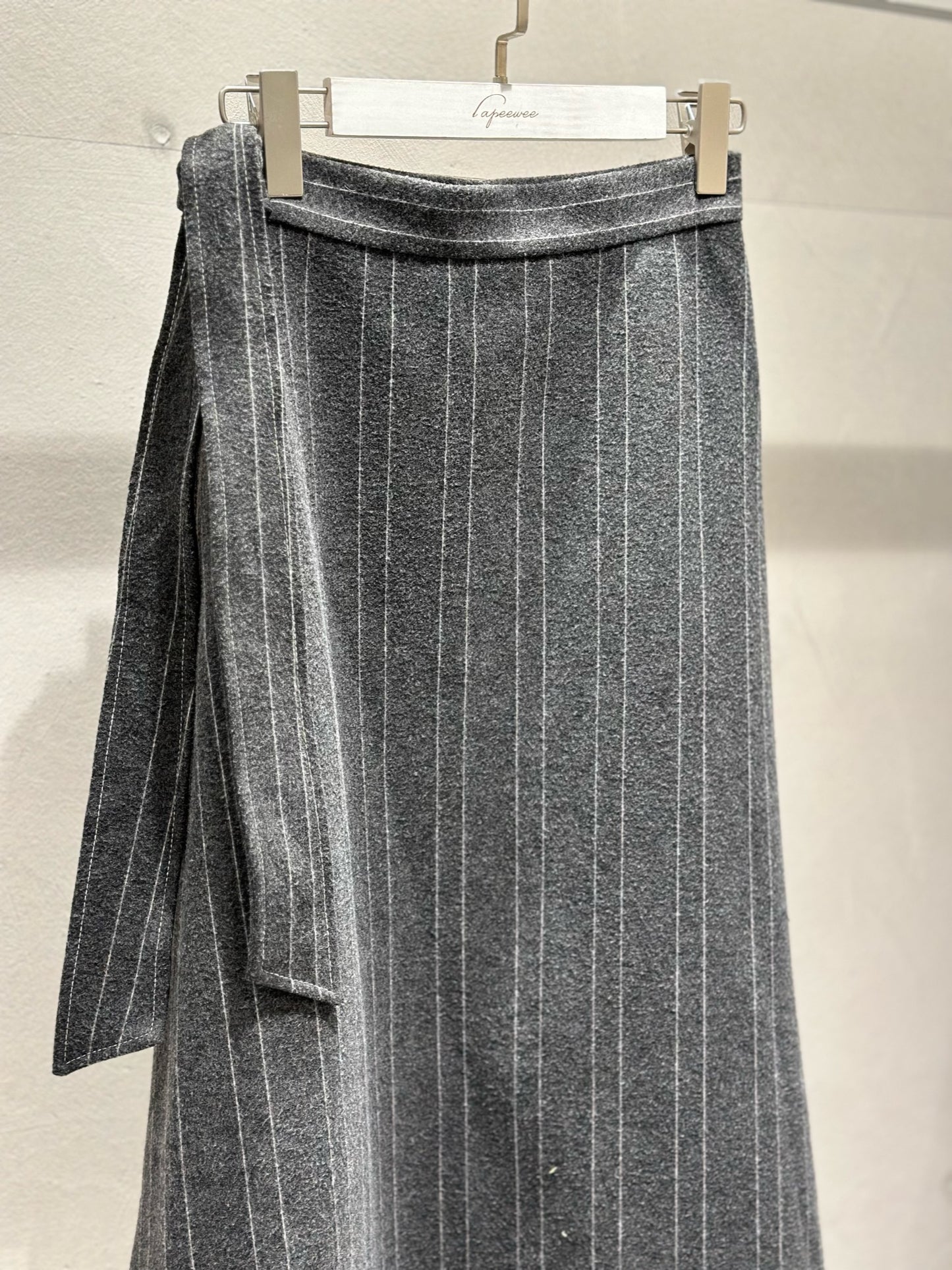 Grey A-Line Skirt -Size S